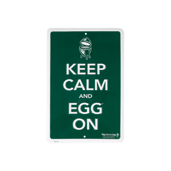 Texttafel “Keep calm an EGG on”