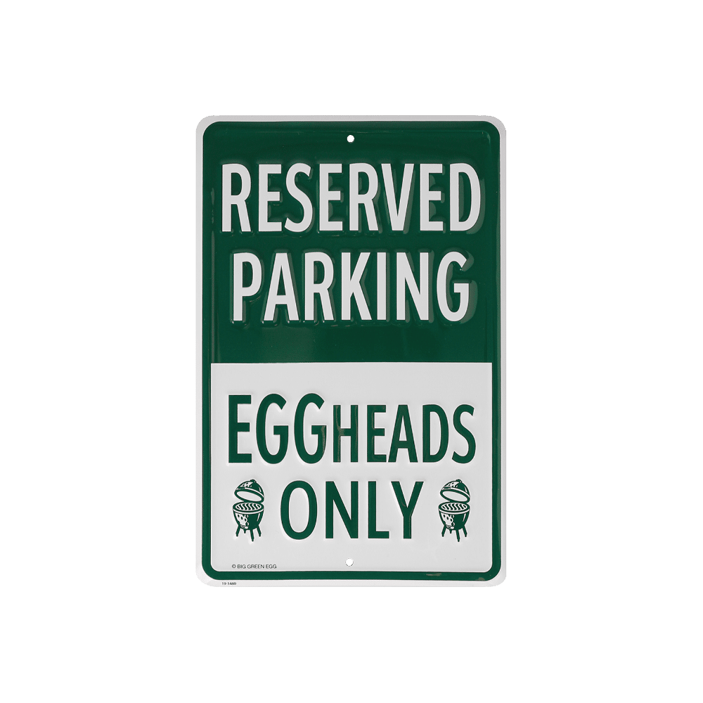 Parkplatzschild “EGGheads only”