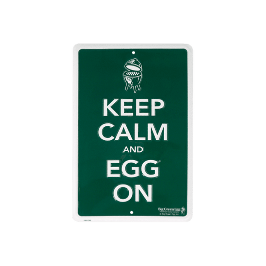 Texttafel “Keep calm an EGG on”