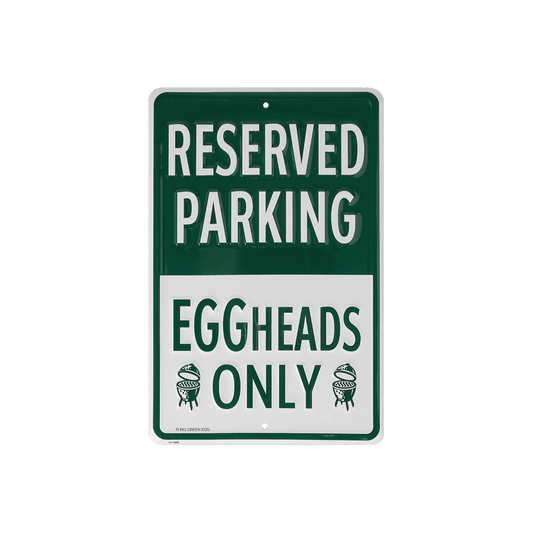 Parkplatzschild “EGGheads only”