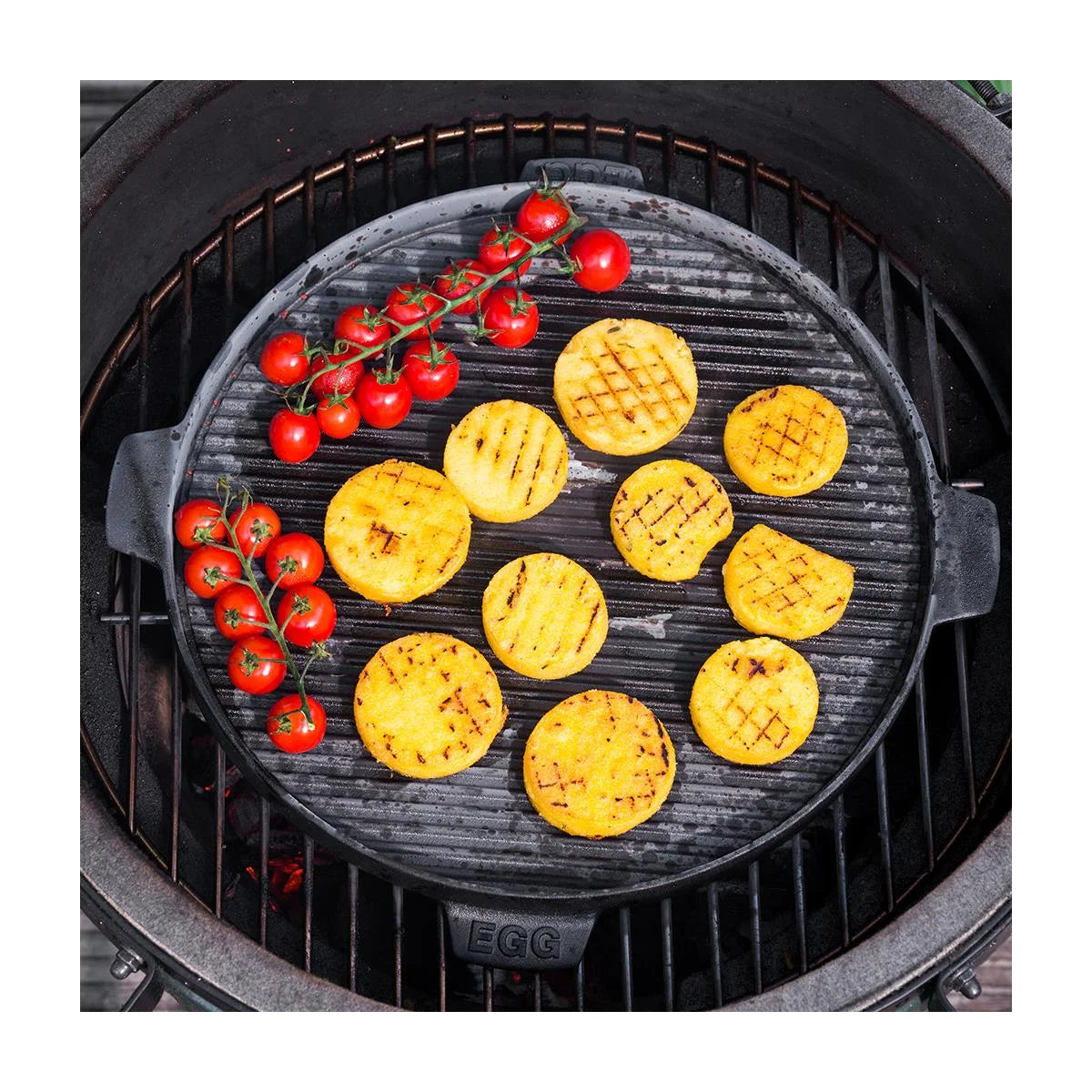 Grillplatte aus Gusseisen 36cm