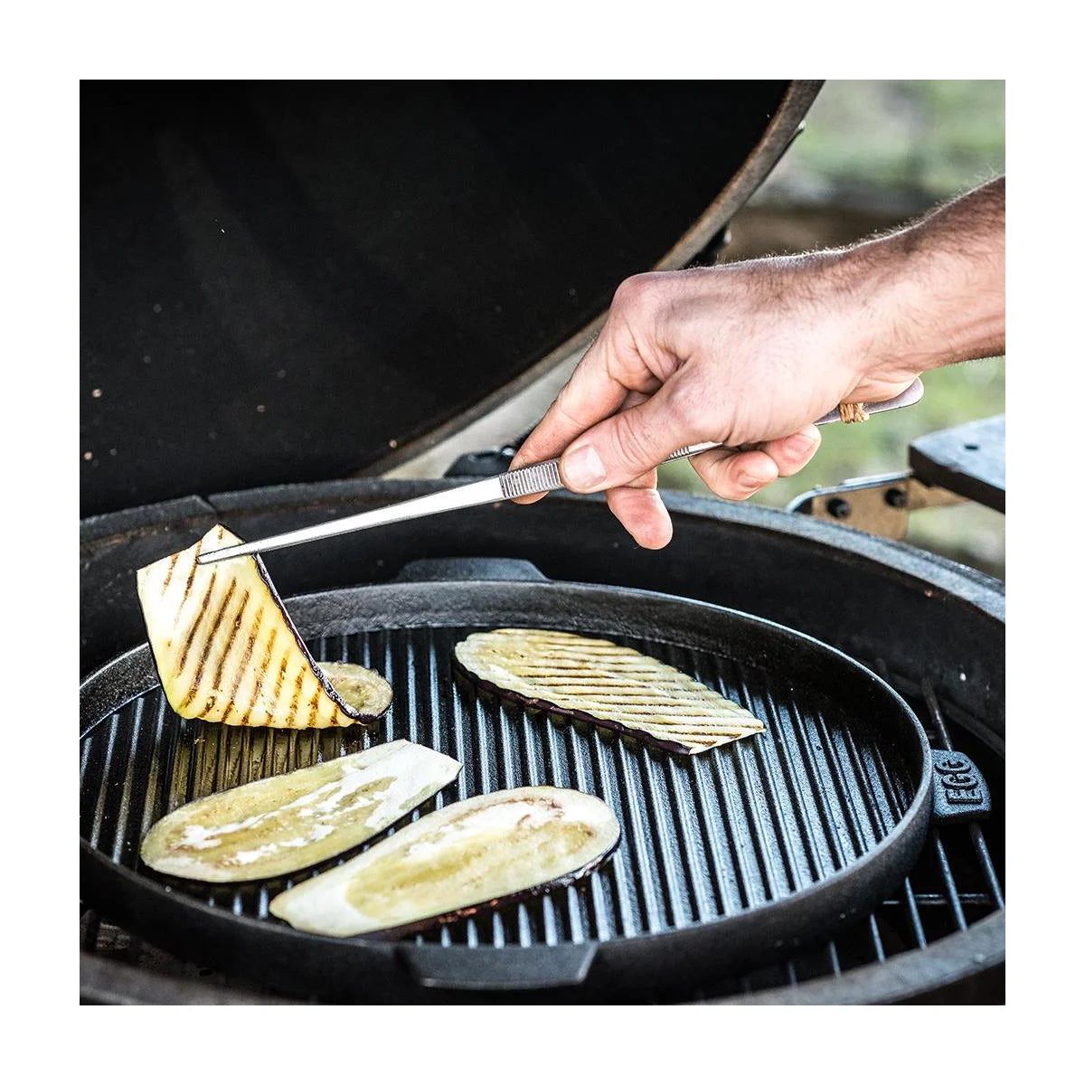 Grillplatte aus Gusseisen 36cm