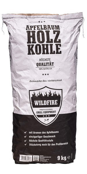 Wildfire Holzkohle vom Apfelbaum 9kg